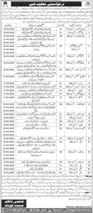 Current News on Jobs in the Balochistan Health Department for 2024: Applications are being accepted for the following positions