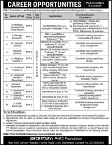 In order to fill the positions of Assistant (Admin), Assistant Dispenser, Incharge Fuel Filling Station, Jr. Assistant-II (Admin), Jr. Assistant-II (Admin)